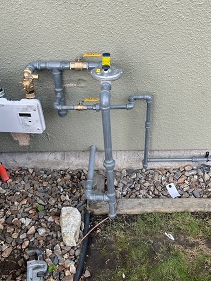 Gas line & meter install